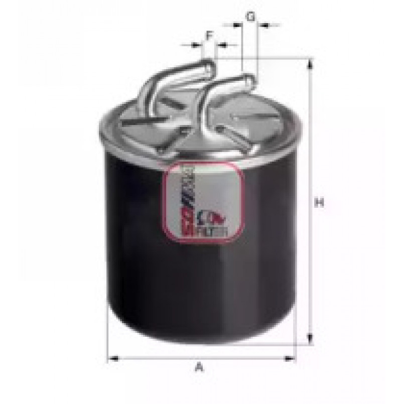 S 4126 NR SOFIMA Фільтр палива — фото товара