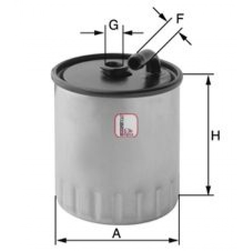 S 4429 NR SOFIMA Фільтр палива — фото товара