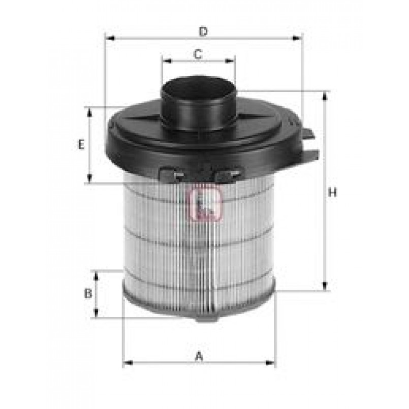 S 4580 A SOFIMA Фільтр повітря — фото товара