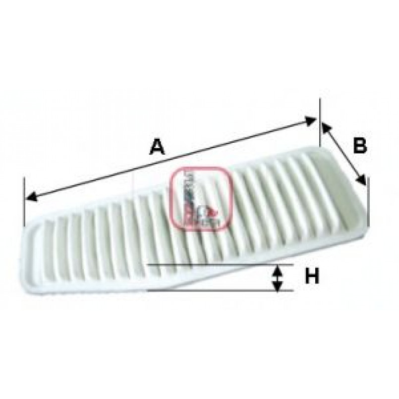 S 4822 A SOFIMA Фільтр повітря — фото товара