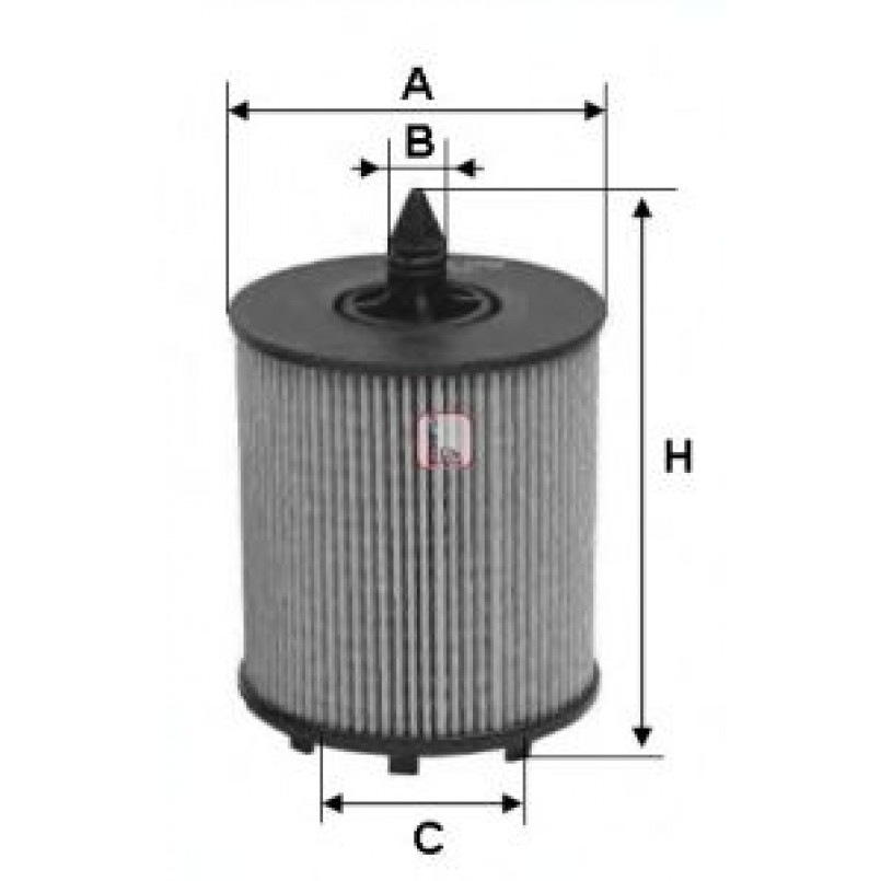 S 5024 PE SOFIMA Фільтр оливи — фото товара