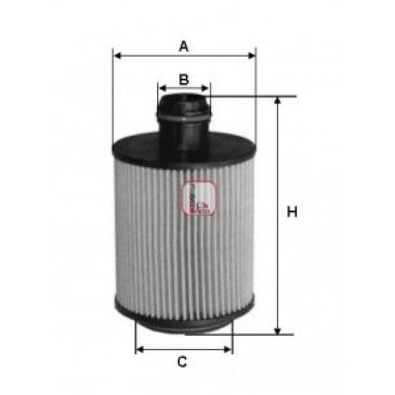 S 5061 PE SOFIMA Фільтр оливи — фото товара