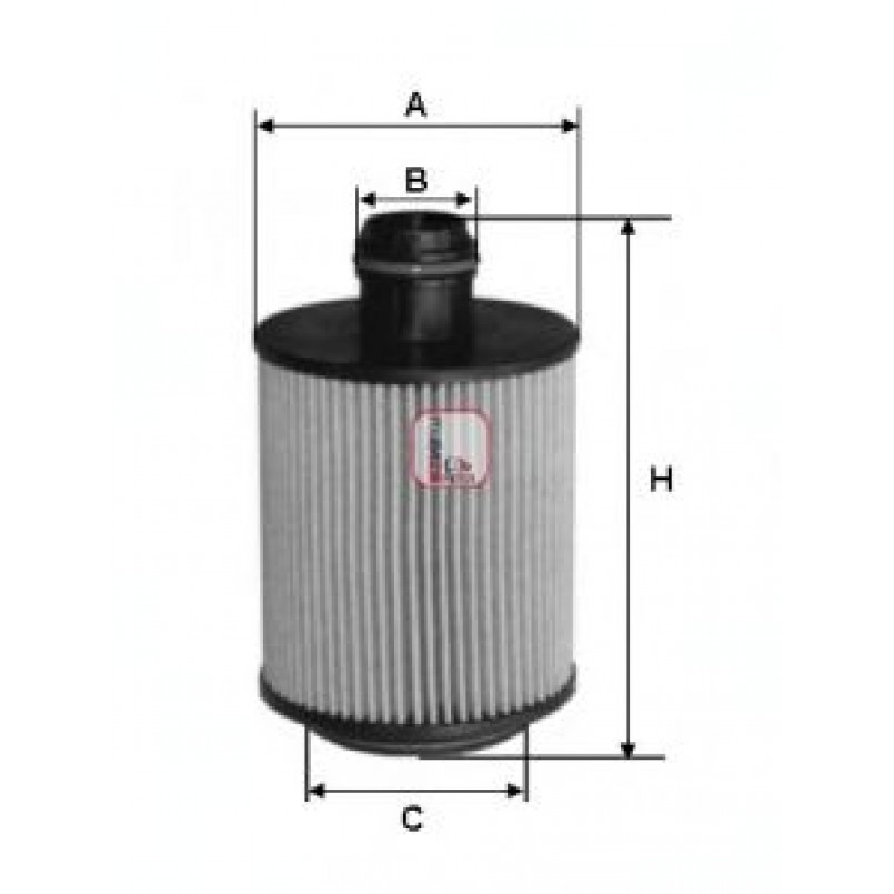 S 5093 PE SOFIMA Фільтр оливи — фото товара