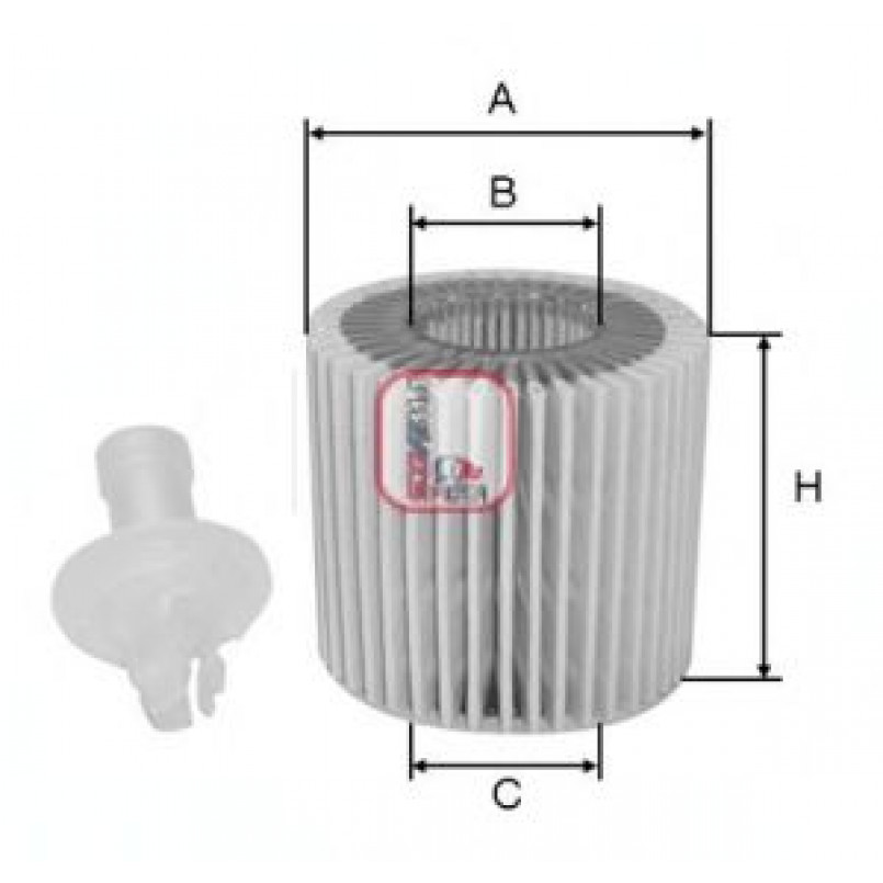 S 5116 PE SOFIMA Фільтр оливи — фото товара