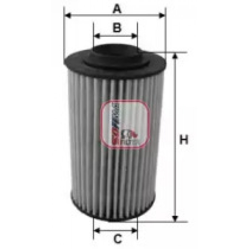 S 5163 PE SOFIMA Фільтр оливи — фото товара