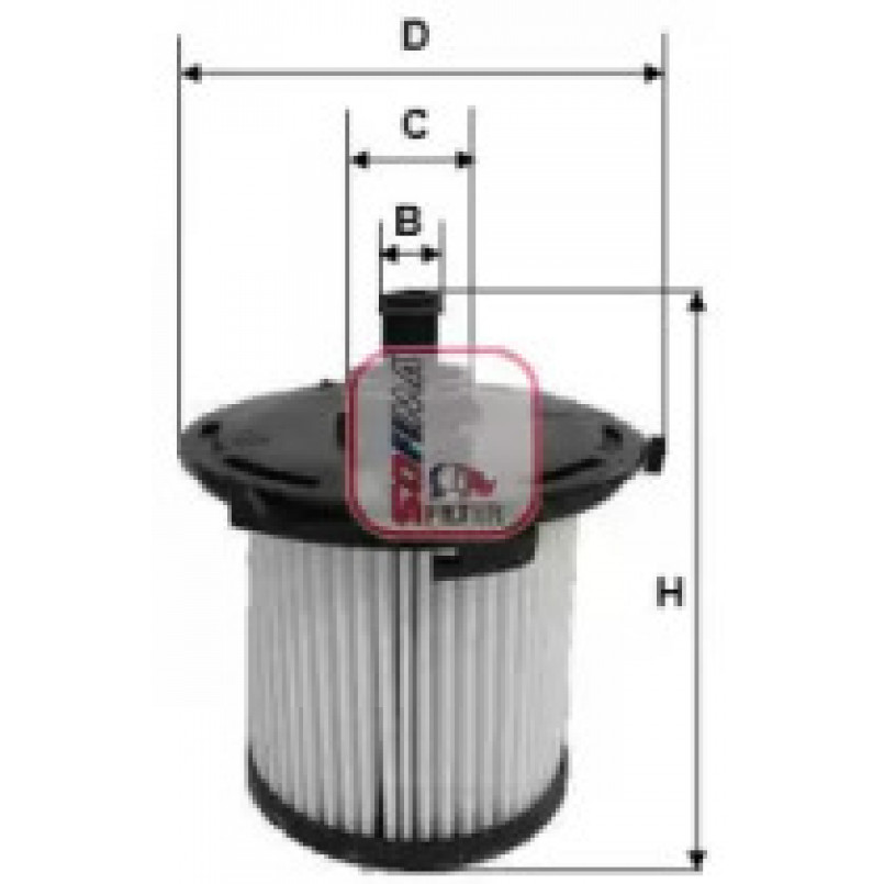 S 6074 NE SOFIMA Фільтр палива — фото товара