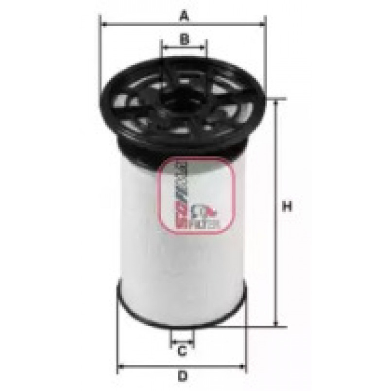 S 6076 NE SOFIMA Фільтр палива — фото товара