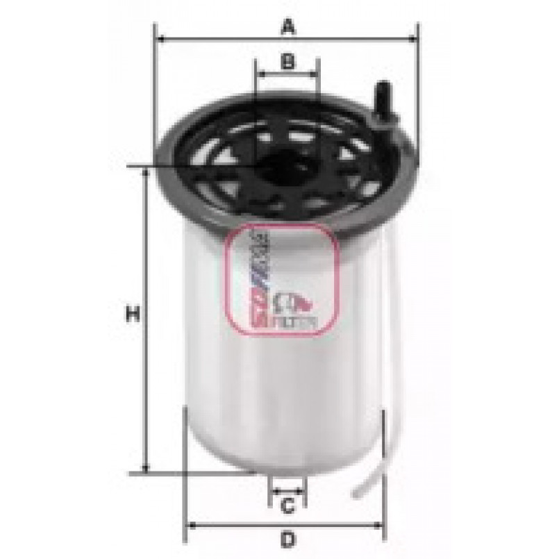 S 6079 NE SOFIMA Фільтр палива — фото товара