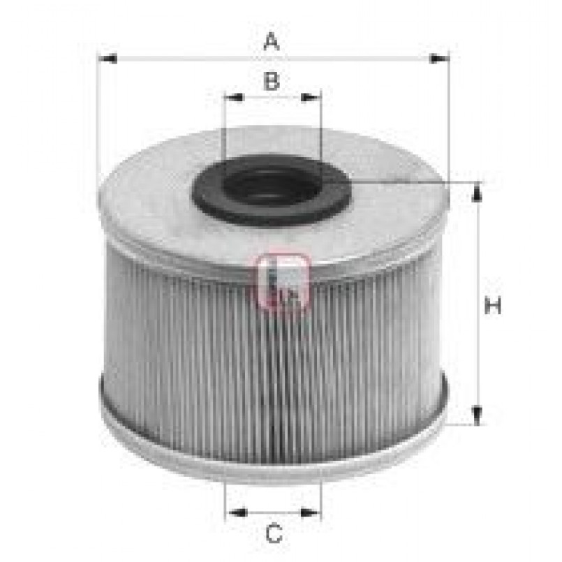 S 6686 N SOFIMA Фільтр палива — фото товара