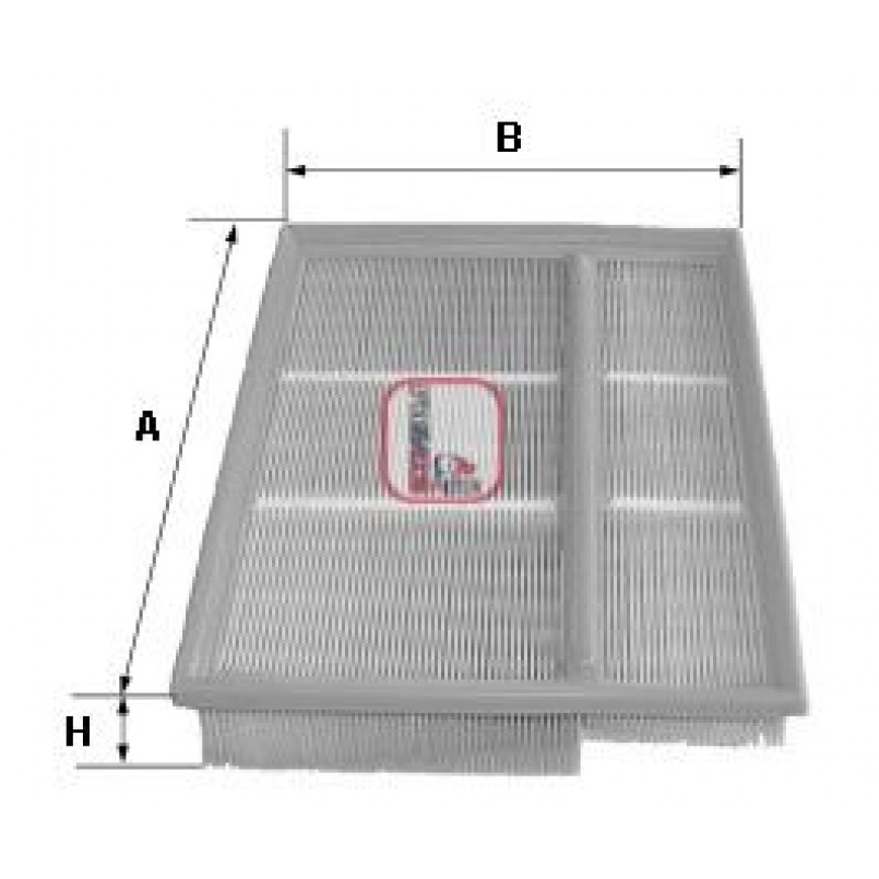 S 6720 A SOFIMA Фільтр повітря — фото товара