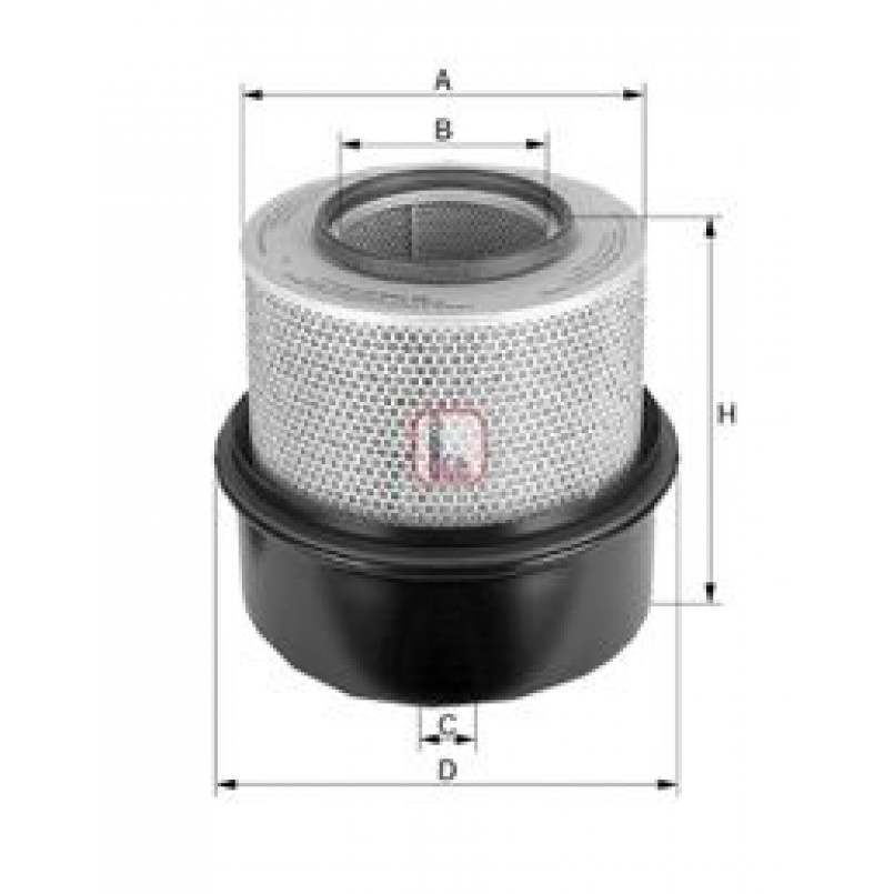 S 7383 A SOFIMA Фільтр повітря — фото товара