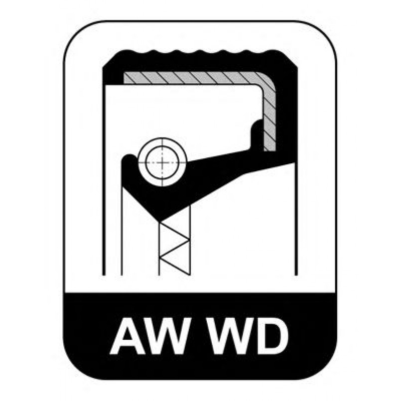 203.808 Elring Сальник вала двигуна — фото товара