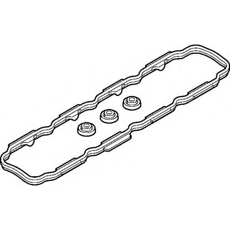 736.190 Elring Прокладка кришки клапанів Renault Trafic/Opel Vivaro 1.9dCi 01- (к-кт) — фото товара №2