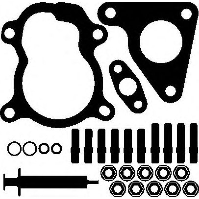 715.350 Elring Комплект прокладок турбіни Renault Trafic 1.9DCI — фото товара №1