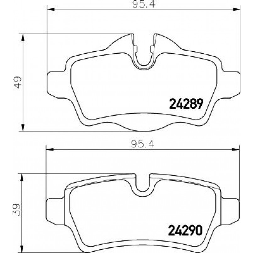 2428901 TEXTAR Гальмівні колодки до дисків — фото товара