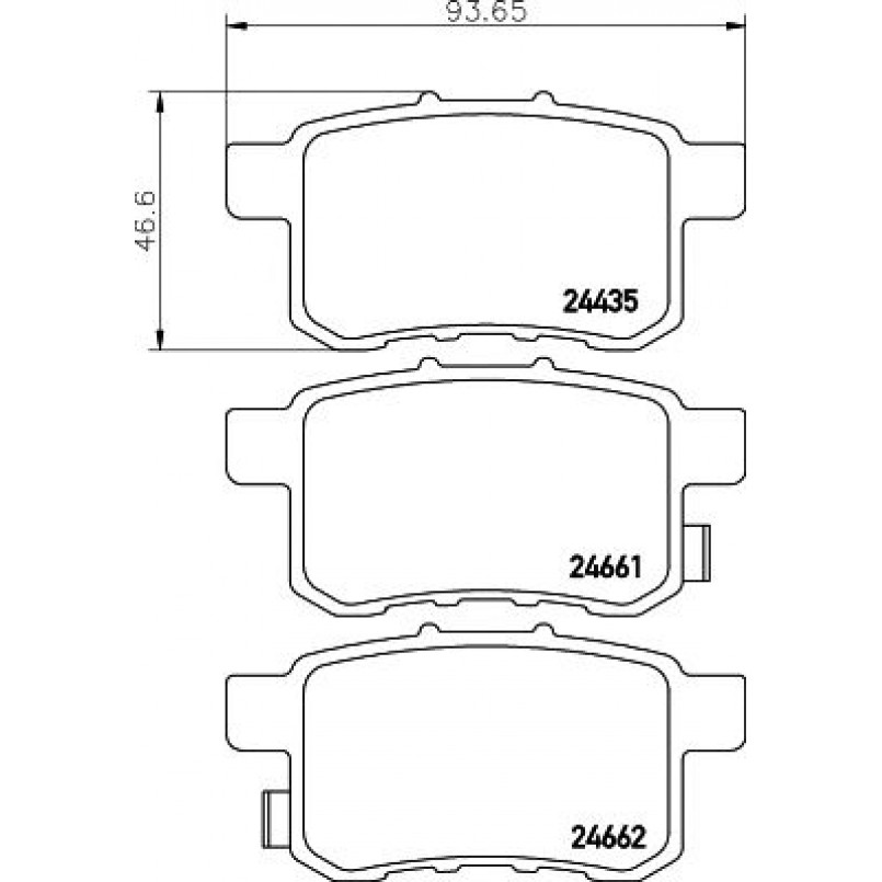 2443501 TEXTAR Гальмівні колодки до дисків — фото товара