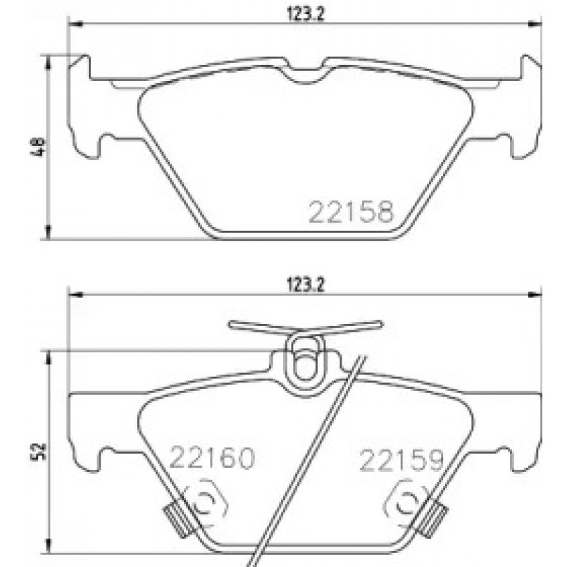 2215801 TEXTAR Гальмівні колодки до дисків — фото товара