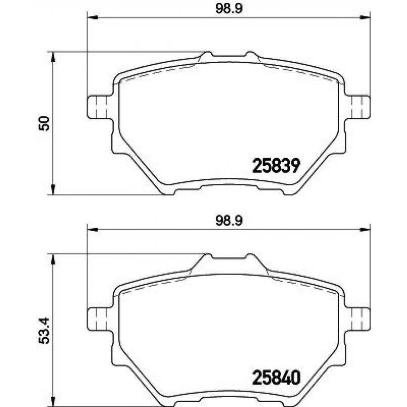 2583901 TEXTAR Гальмівні колодки до дисків — фото товара