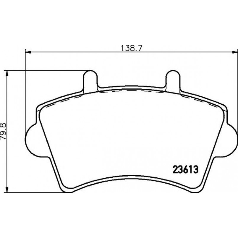 2361301 TEXTAR Гальмівні колодки до дисків — фото товара