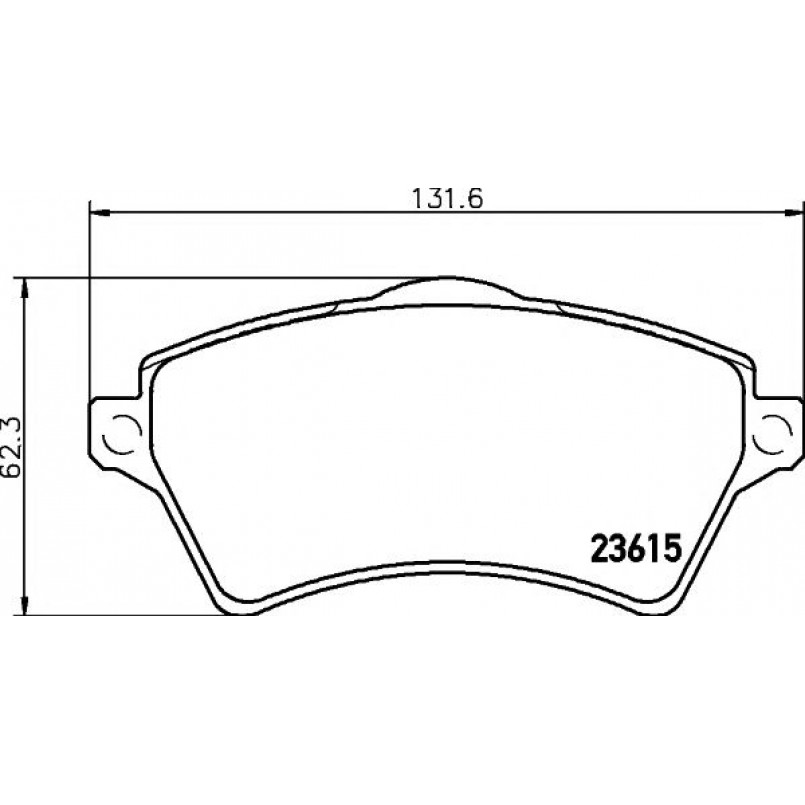 2361501 TEXTAR Гальмівні колодки до дисків — фото товара