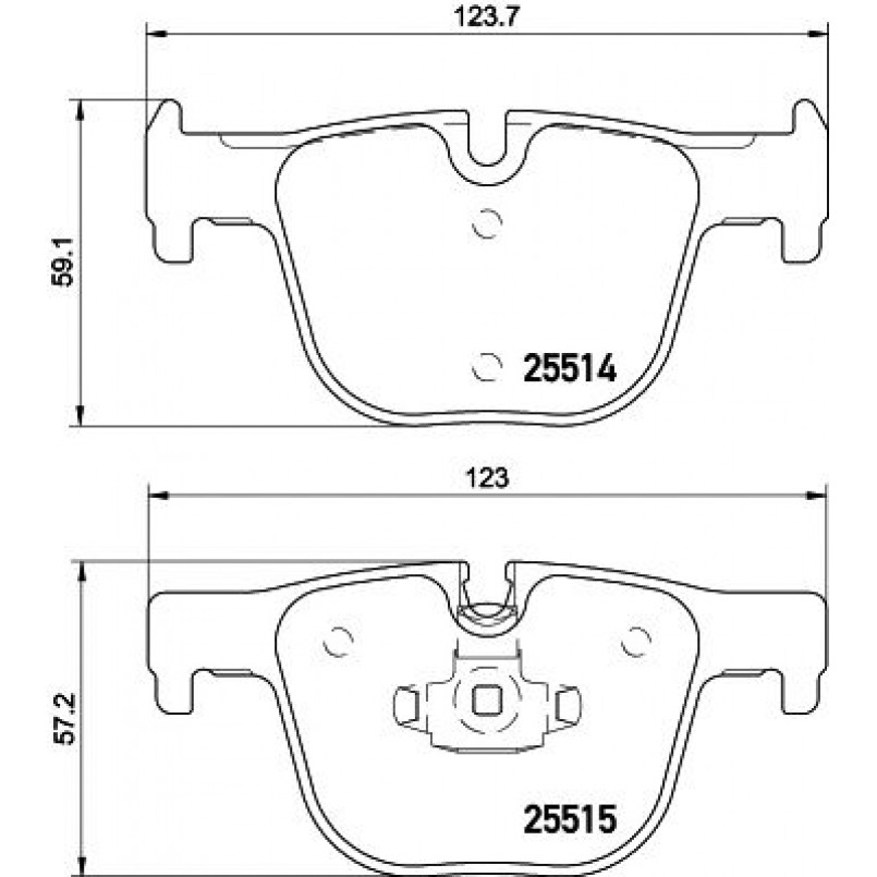 2551401 TEXTAR Гальмівні колодки до дисків — фото товара