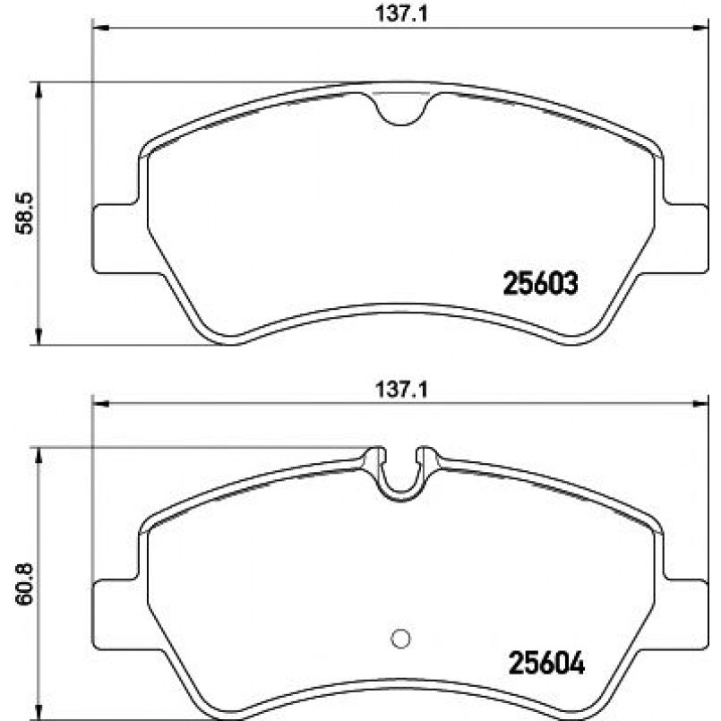 2560301 TEXTAR Гальмівні колодки до дисків — фото товара