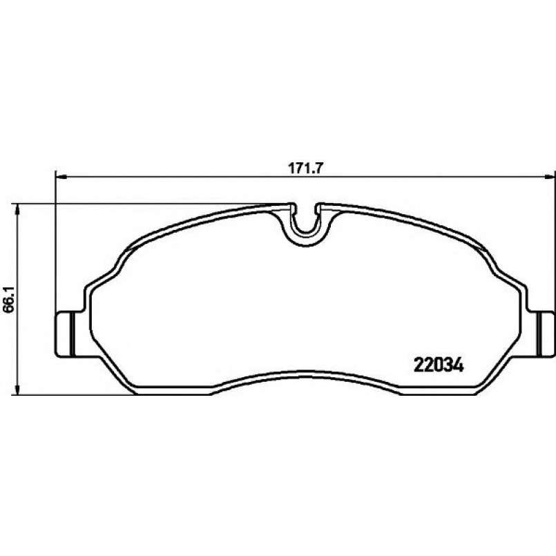 2203401 TEXTAR Гальмівні колодки до дисків — фото товара