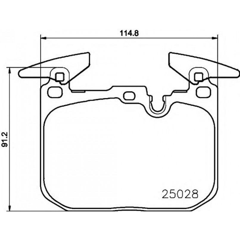 2502801 TEXTAR Гальмівні колодки до дисків — фото товара