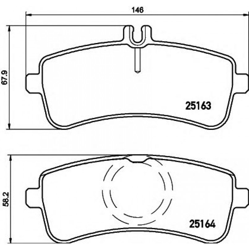 2516301 TEXTAR Гальмівні колодки до дисків — фото товара