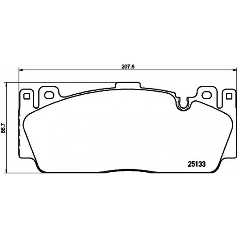 2513301 TEXTAR Гальмівні колодки до дисків — фото товара