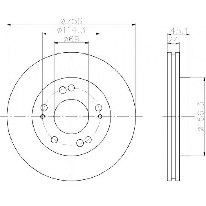 92063000 TEXTAR Диск гальмівний — фото товара