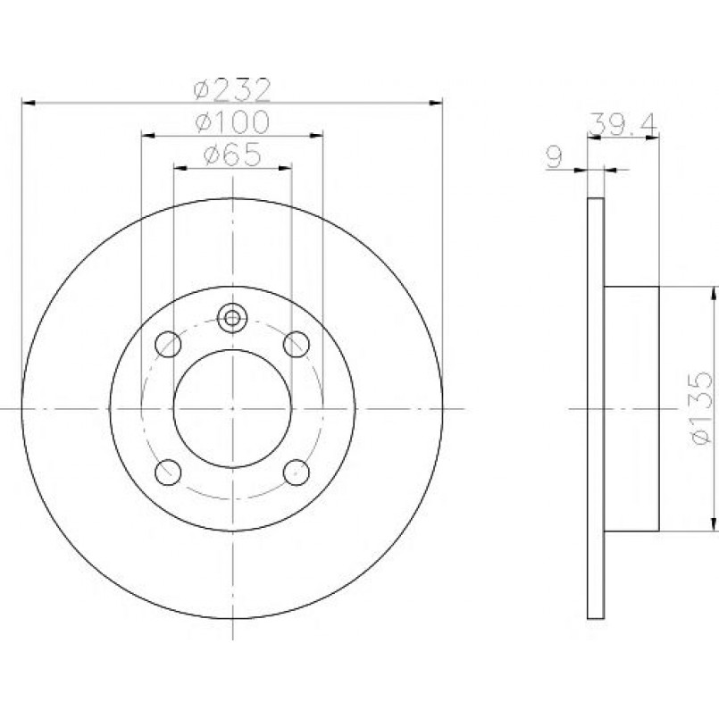 92098203 TEXTAR Диск гальмівний — фото товара