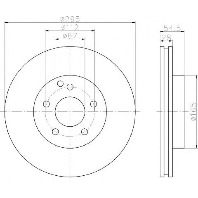 92115105 TEXTAR Диск гальмівний — фото товара