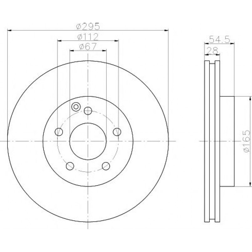 92115205 TEXTAR Диск гальмівний — фото товара