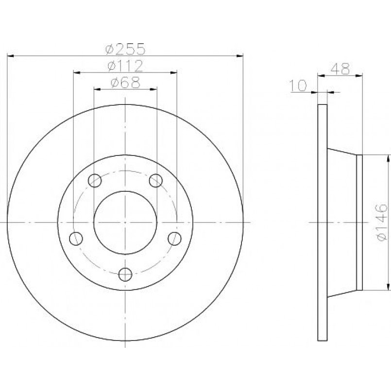 92117303 TEXTAR Диск гальмівний — фото товара