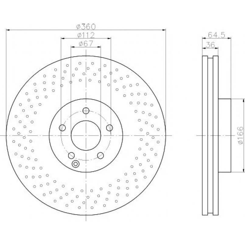 92120305 TEXTAR Диск гальмівний — фото товара