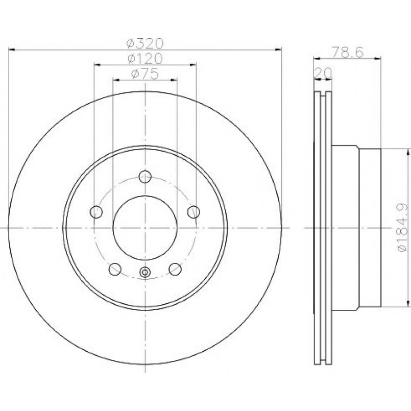 92161103 TEXTAR Диск гальмівний — фото товара