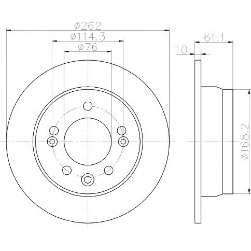 92161703 TEXTAR Диск гальмівний — фото товара