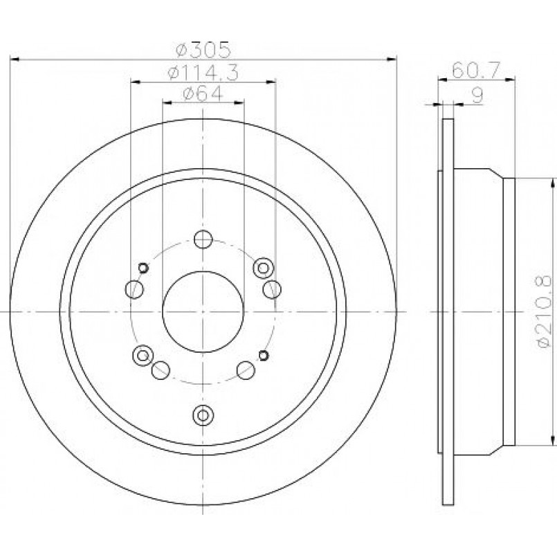 92162503 TEXTAR Диск гальмівний — фото товара