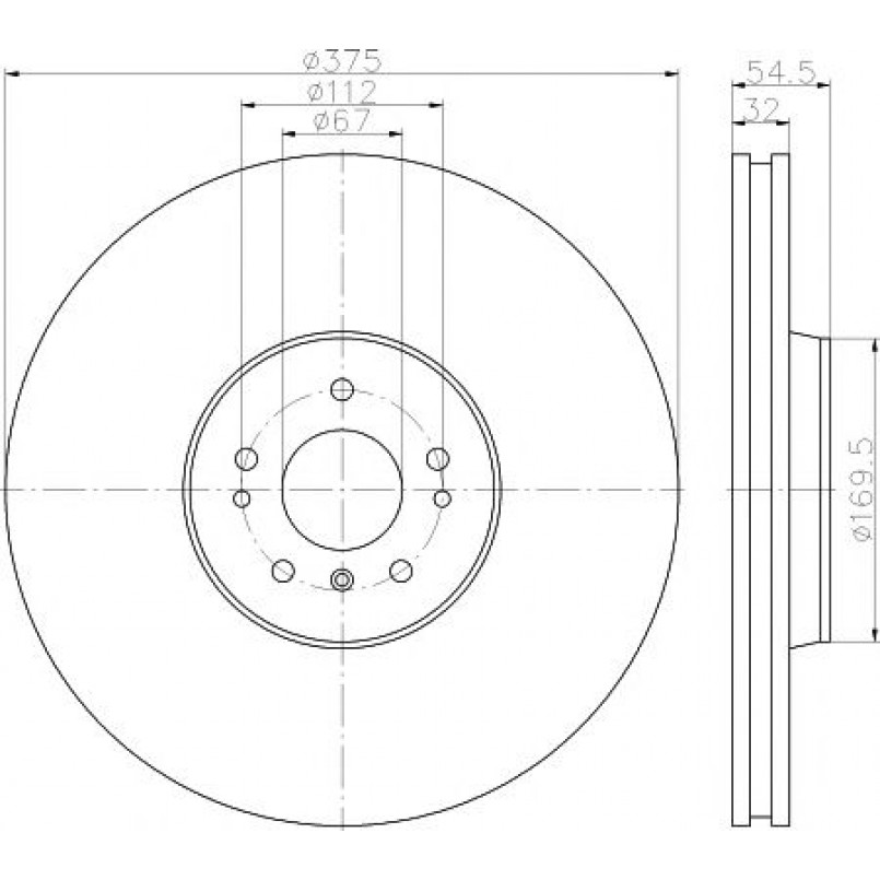 92176603 TEXTAR Диск гальмівний — фото товара