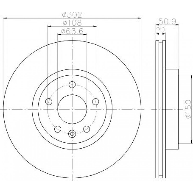 92196403 TEXTAR Диск гальмівний — фото товара