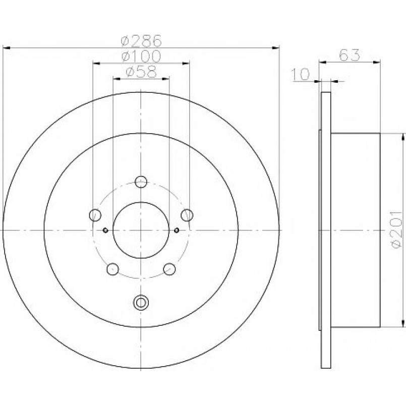 92200000 TEXTAR Диск гальмівний — фото товара