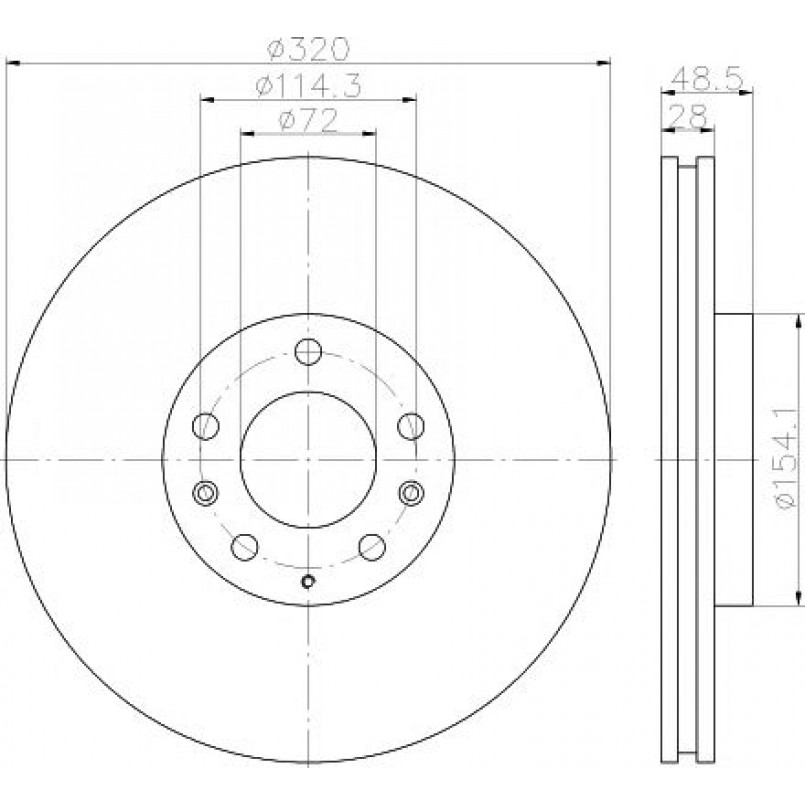 92203403 TEXTAR Диск гальмівний — фото товара