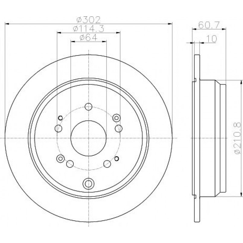 92227203 TEXTAR Диск гальмівний — фото товара