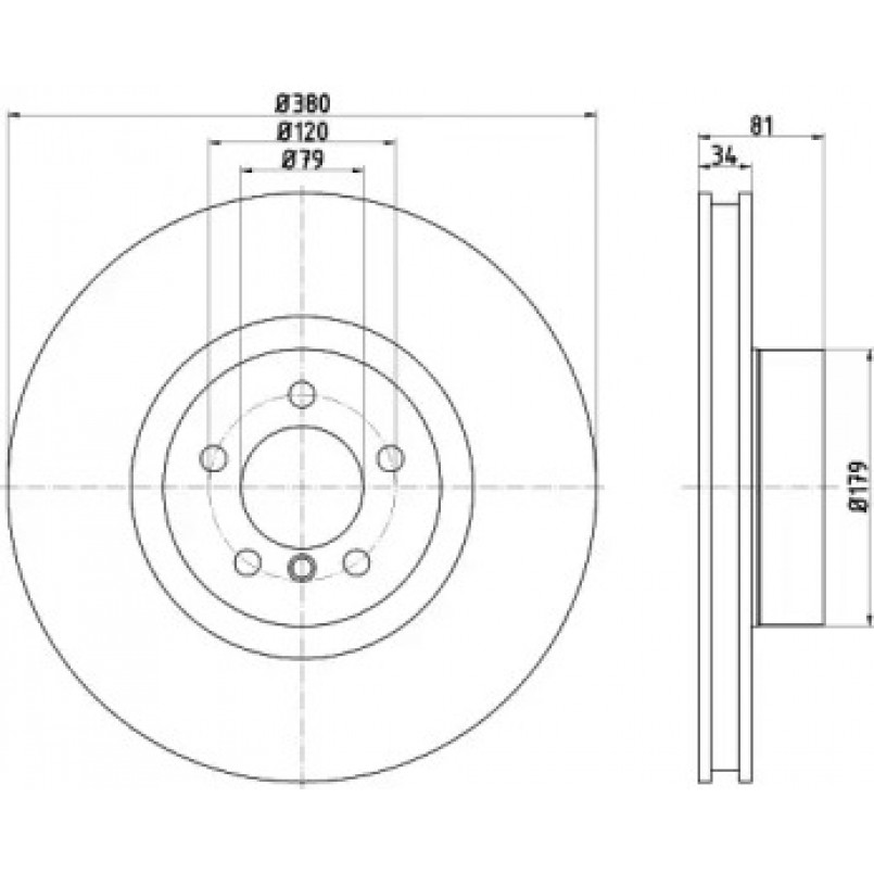 92233905 TEXTAR Диск гальмівний — фото товара