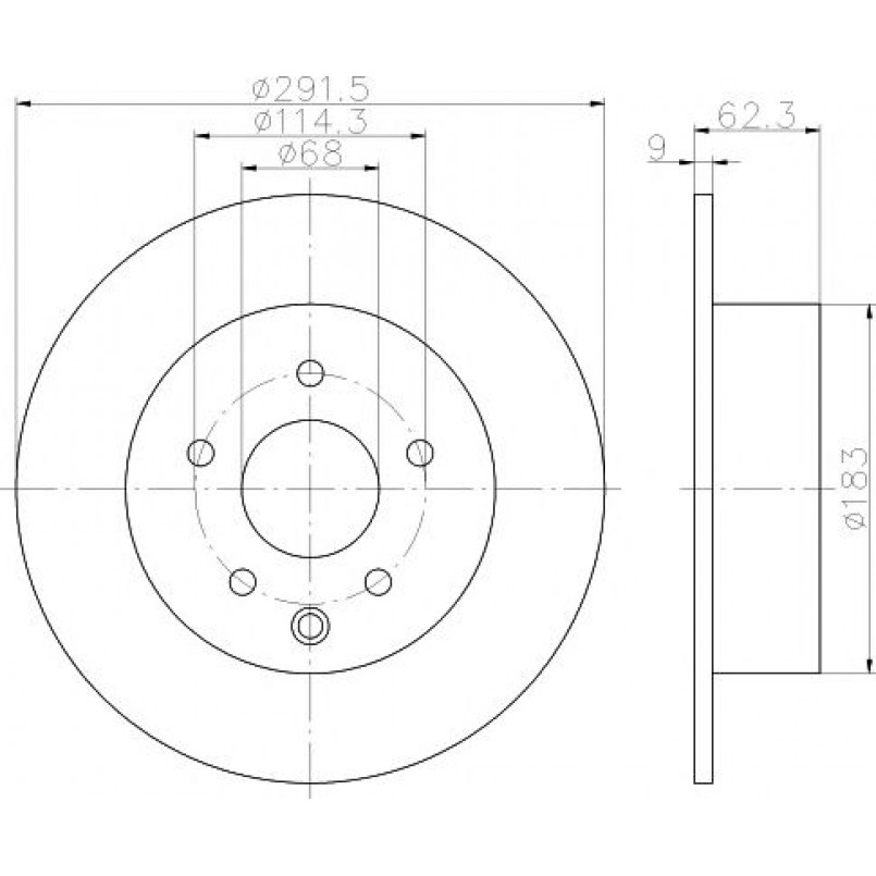92237103 TEXTAR Диск гальмівний — фото товара