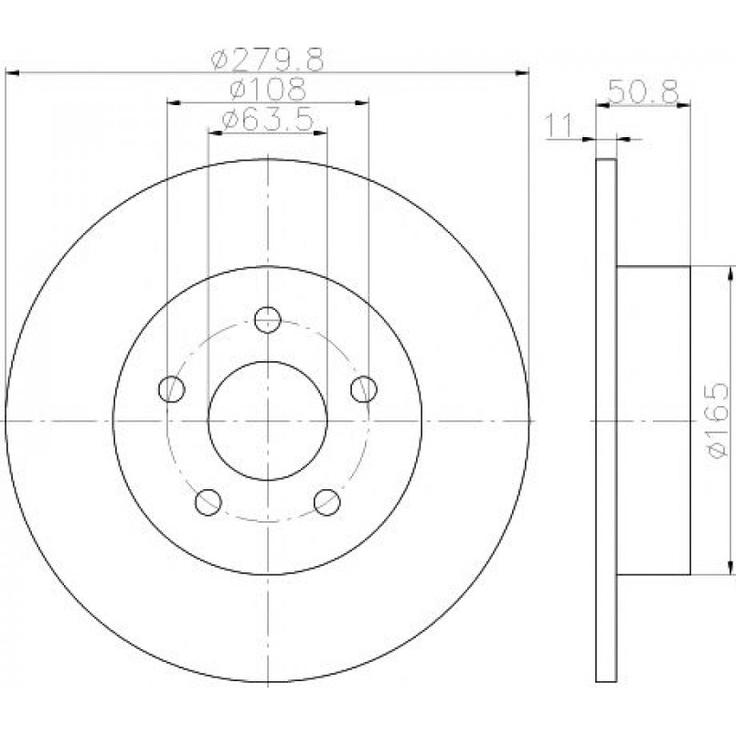 92238903 TEXTAR Диск гальмівний — фото товара