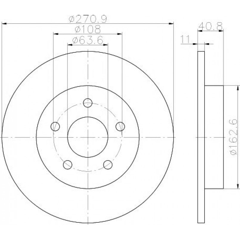 92239003 TEXTAR Диск гальмівний — фото товара