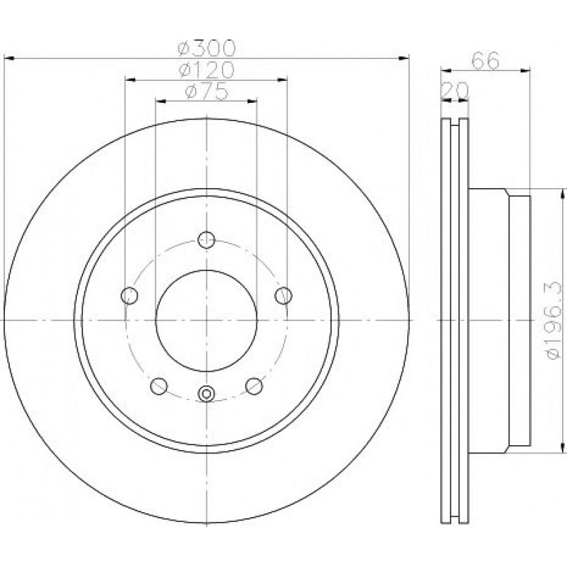 92239703 TEXTAR Диск гальмівний — фото товара