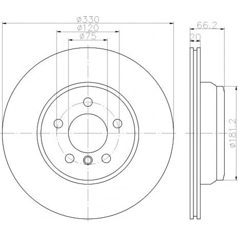 92241903 TEXTAR Диск гальмівний — фото товара